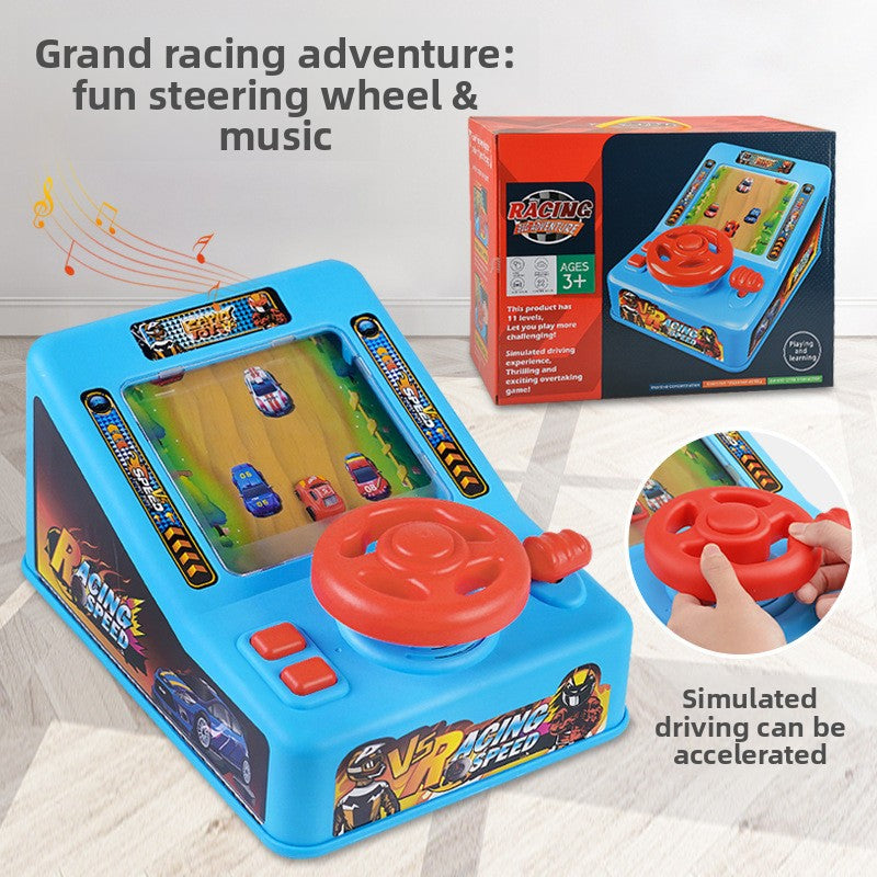 Children Steering Wheel Electric Game Console